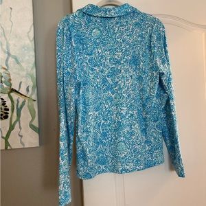 Lily Pulitzer NWT Reema Long sleeve top X-Large, took me by sunrise.